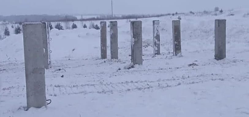 Фундамент на забивных ЖБ сваях