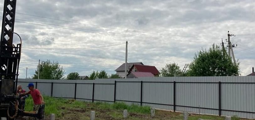 Фундамент на забивных ЖБ сваях