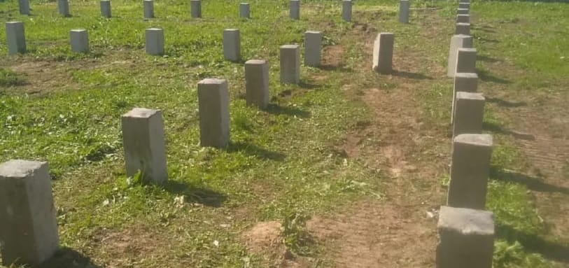 Фундамент на забивных ЖБ сваях