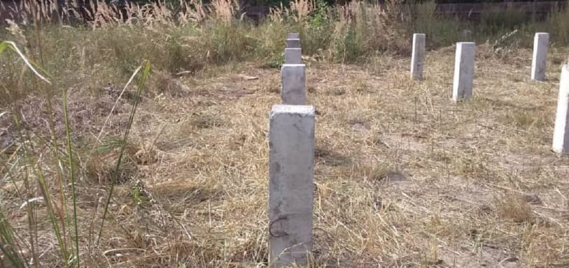 Фундамент на забивных ЖБ сваях