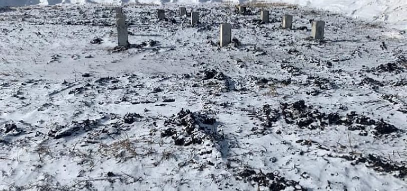 Фундамент на забивных ЖБ сваях